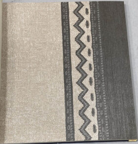 Decowall Crown 4408-03 Duvar Kağıdı Kahverengi Simli Çizgili