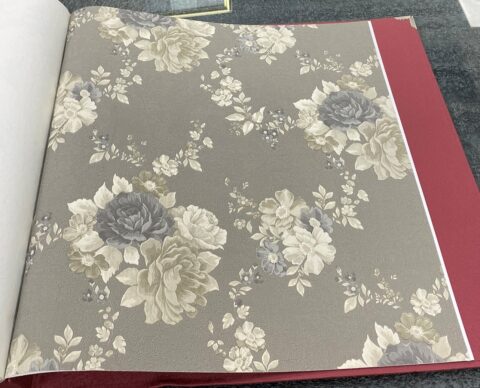 Som Livia 65311-5 Duvar Kağıdı Yeşil Çiçek Desenli