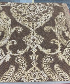 Som Livia 65320-5 Duvar Kağıdı Kahverengi Damask Desen