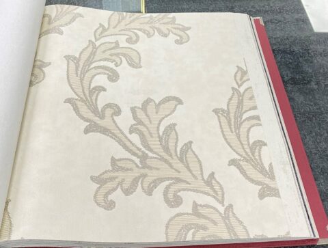 Som Livia 65329-1 Duvar Kağıdı Krem Damask Desen