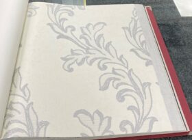 Som Livia 65329-3 Duvar Kağıdı Açık Krem Damask Desen