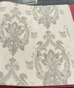 Som Livia 65347-4 Duvar Kağıdı Açık Gri Damask Desen