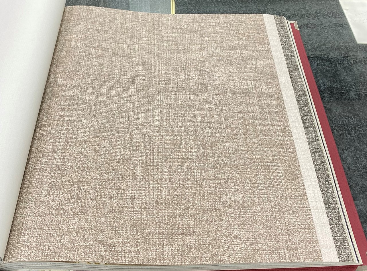 Som Livia 65357-4 Duvar Kağıdı Açık Kahve Hasır Desenli