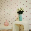 Decowall Bossini 2201-03 Duvar Kağıdı Beyaz Çiçek Desenli