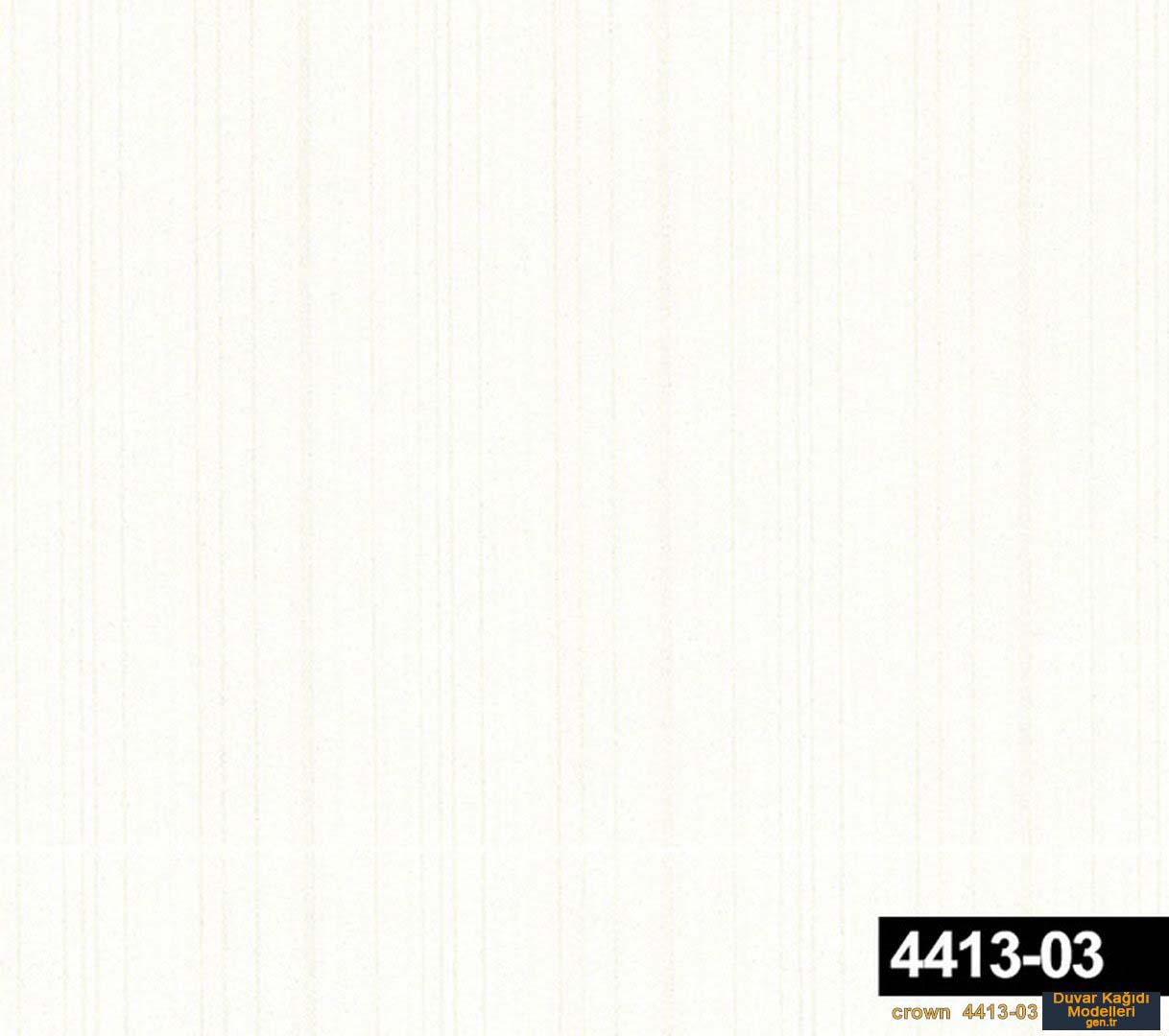 Beyaz Simli Duvar Kağıdı çizgili Crown 441303