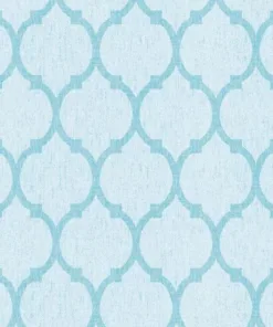Ankawall Four Seasons 437036 Açık Mavi Geometrik Duvar Kağıdı