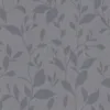 Ankawall Four Seasons 437044 Koyu Gri Yaprak Duvar Kağıdı