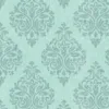 Ankawall Four Seasons 437052 Yeşil Damask Duvar Kağıdı