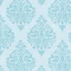 Ankawall Four Seasons 437056 Açık Mavi Damask Duvar Kağıdı