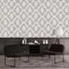 Duka Secret Palace DK.21351-2 Duvar Kağıdı Gri Damask Desen