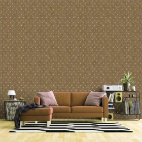 Duka Secret Palace DK.T21420-5 Duvar Kağıdı Gold Kendinden Desenli