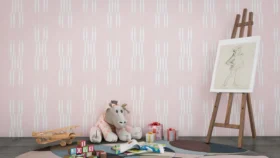 Ankawall Berceste 53473 Açık Krem Geometrik Duvar Kağıdı