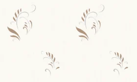 Alternative view of Ankawall Berceste 54283 Beyaz Yaldızlı Yaprak Duvar Kağıdı