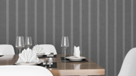 Ankawall Four Seasons 437064 Koyu Gri Çizgili Duvar Kağıdı