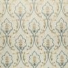 Som Livia 65365-2 Duvar Kağıdı Mavi Damask Desen Gold