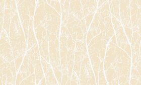 Ankawall Luna 582130 Açık Kahve Sarmaşık Desen Duvar Kağıdı