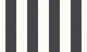 Ankawall Luna 582156 Siyah Çizgili Duvar Kağıdı Krem