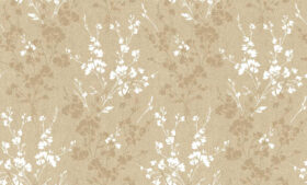 Alternative view of Ankawall Luna 582260 Açık Kahve Çiçek Desenli Duvar Kağıdı