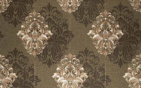 Alternative view of Som Mira 43437-4 Duvar Kağıdı Koyu Kahve Damask Desen