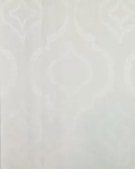 Som Mira 43442-1 Duvar Kağıdı Beyaz Damask Desen