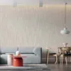 Duka Natura DK.22430-1 Duvar Kağıdı Bej Simli Kendinden Desenli
