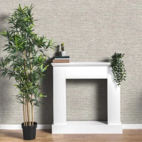 Duka Natura DK.22630-2 Duvar Kağıdı Krem Hasır Desenli