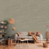 Duka Natura DK.22630-3 Duvar Kağıdı Kahverengi Hasır Desenli