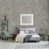 Duka Natura DK.22830-3 Duvar Kağıdı Gri Mermer Desenli