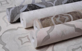 Som Mira 43442-2 Duvar Kağıdı Krem Damask Desen