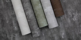 Som Mira 43451-1 Duvar Kağıdı Açık Gri Eskitme Desenli