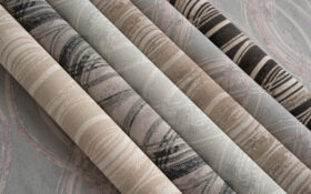 Som Linas 44130-1 Duvar Kağıdı Siyah Geometrik Desenli