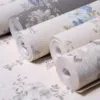 Som Livia 65311-1 Duvar Kağıdı Mavi Çiçek Desenli
