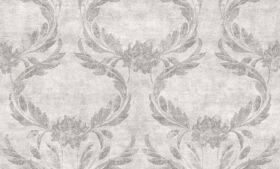 Ravena Contempo 572211-1 Gri Gümüş damask desen Duvar Kağıdı