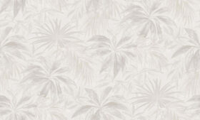 Ravena Contempo 572461-1 Duvar Kağıdı Açık Bej Yaprak Desenli Beyaz