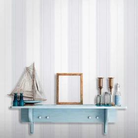 Ravena Contempo 572952-1 Duvar Kağıdı Açık Pembe Çizgili Beyaz