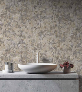 Ravena Contempo 572963-5 Duvar Kağıdı Bej Eskitme Desenli Kahverengi