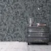 Ravena Contempo 572963-9 Duvar Kağıdı Koyu Gri Eskitme Desenli