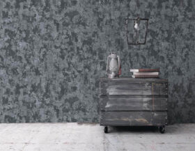 Ravena Contempo 572963-9 Duvar Kağıdı Koyu Gri Eskitme Desenli