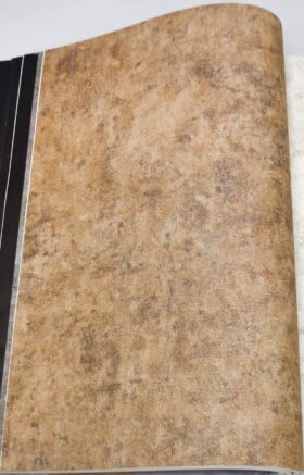 Kahverengi simli duvar kağıdı kendinden desenli bronz Avanos 817-5