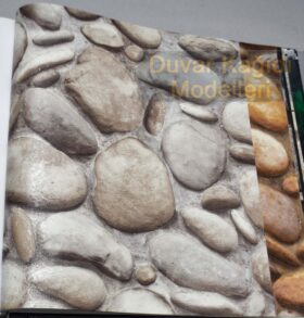 AdaWall Anka 1602-1 Duvar Kağıdı Gri Simli Taş 3d