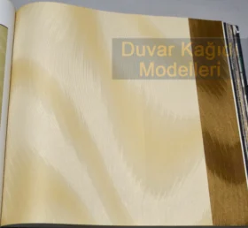 AdaWall Anka 1611-2 Duvar Kağıdı Krem Geometrik Dalgalı