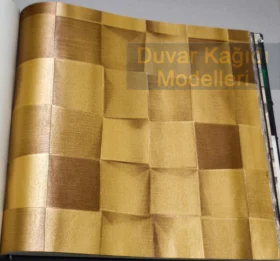 AdaWall Anka 1615-2 Duvar Kağıdı Açık Kahve Geometrik 3d