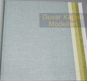 AdaWall Anka 1623-11 Duvar Kağıdı Açık Mavi Simli Hasır