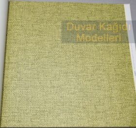 AdaWall Anka 1623-8 Duvar Kağıdı Yeşil Simli Hasır