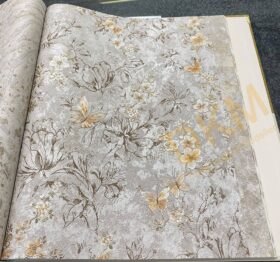 Blumarine N.5 Çiçek Yaprak- bm29032 İtalyan Duvar Kağıdı