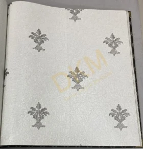 Decowall Armani 3003-02 Duvar Kağıdı Gri Simli Damask