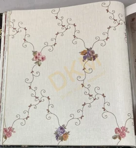 Decowall Armani 3006-01 Duvar Kağıdı Bej Çiçek