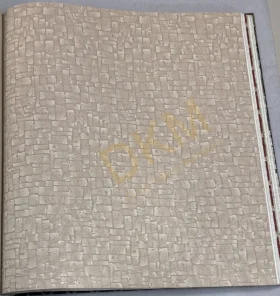 Decowall Armani 3010-04 Duvar Kağıdı Kahverengi Simli Taş