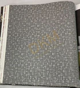 Decowall Armani 3010-06 Duvar Kağıdı Siyah Simli Taş