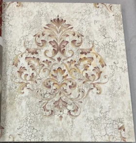 Decowall Armani 3013-01 Duvar Kağıdı Bordo Damask